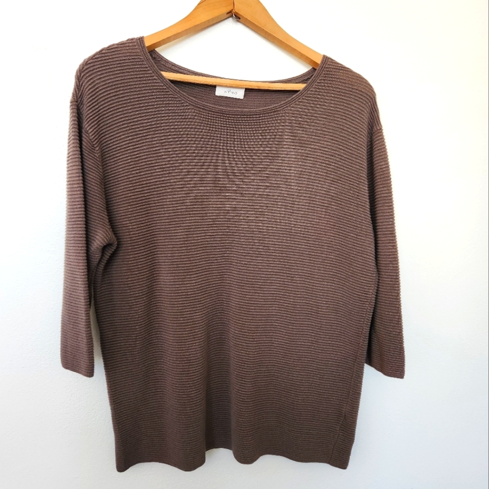 Aritzia Wilfred Linen Blend Sweater Medium